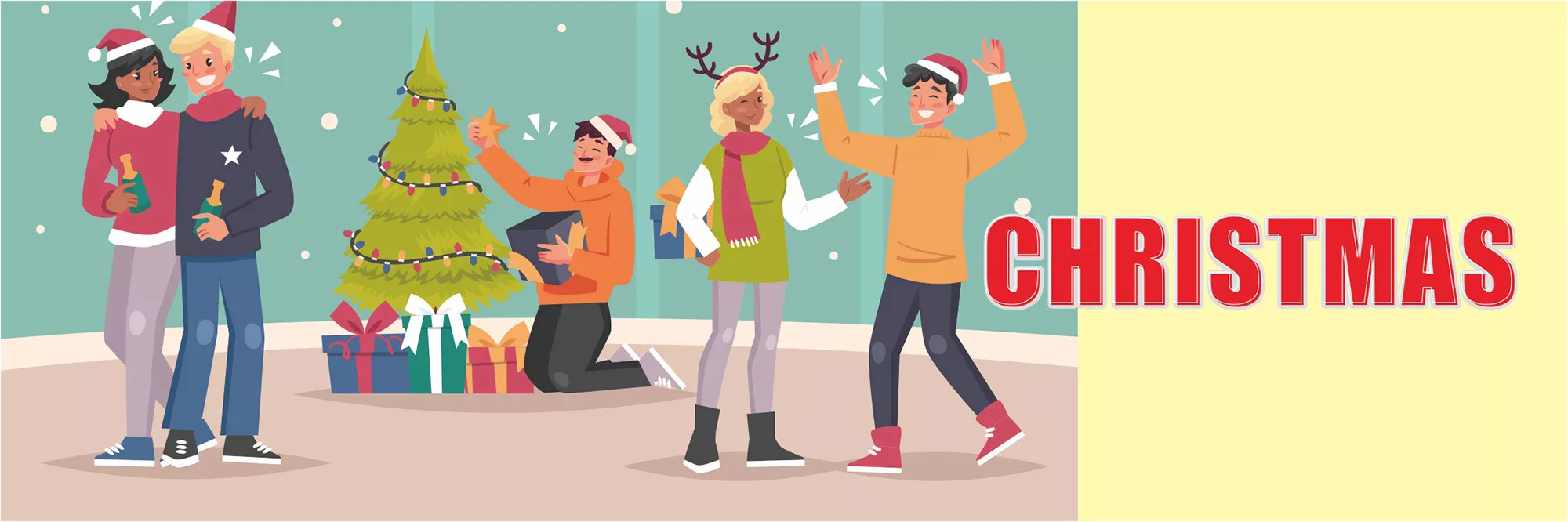 Christmas commodities are welcome to buy
