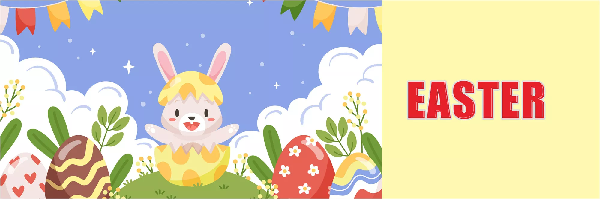 Eggs and rabbits are the theme of the festival